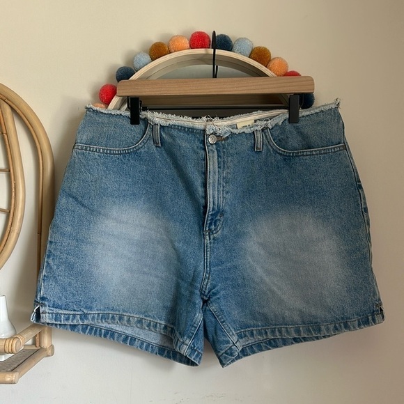 Vintage 90s Faded Glory Denim Shorts - Picture 1 of 6